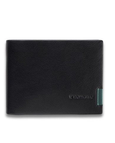 PORTAFOGLIO RONCATO UOMO ORIZZONTALE CON PORTAMONETE E ZIP MONACO NERO 9,5X12X2CM 41084201