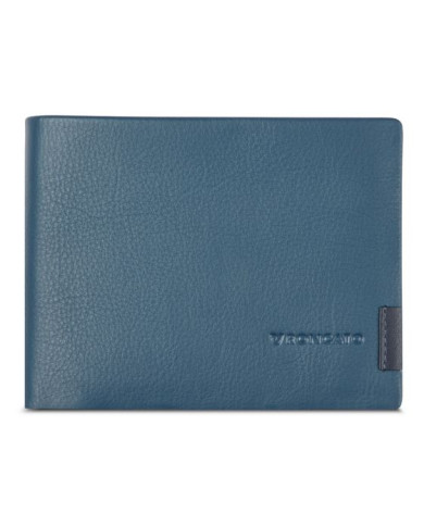 PORTAFOGLIO RONCATO UOMO ORIZZONTALE PORTA MONETE E PATTA MONACO DENIM 41084058