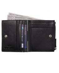 PORTAFOGLIO RONCATO UOMO PIATTO CON CERNIERA BOSTON NERO 41263501