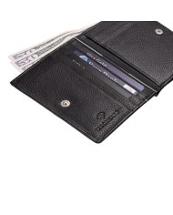 PORTAFOGLIO RONCATO UOMO PIATTO CON CERNIERA BOSTON NERO 41263501