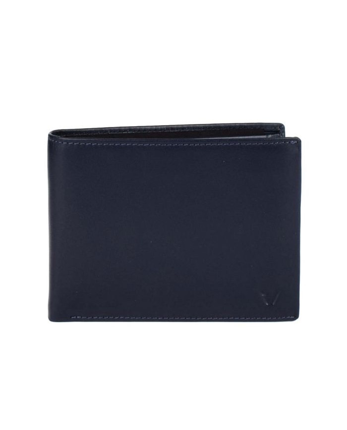 PORTAFOGLIIO ORIZZONTALE CON PORTA MONETE PASCAL NAVY 