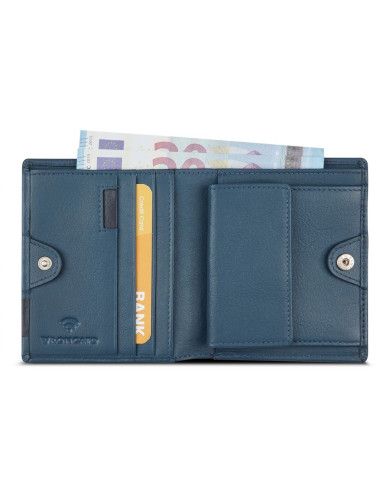 PORTAFOGLIO RONCATO UOMO COMPATTO CON PORTA MONETE MONACO DENIM 11X9X2CM 41083858