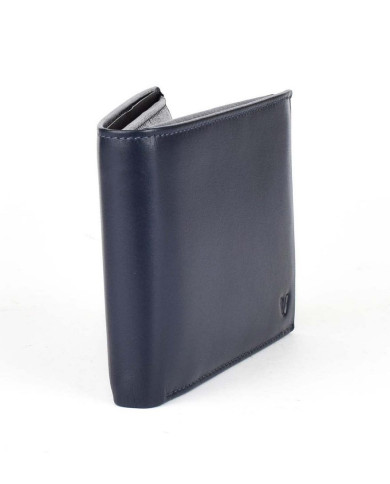 PORTAFOGLIO RONCATO UOMO ORIZZONTALE CON PORTA MONETE E PATTA PASCAL NAVY 41290023