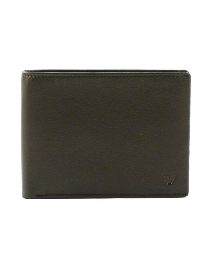 PORTAFOGLIO RONCATO UOMO ORIZZONTALE C/P.MONETE PASCAL NERO 12,5X9,6X1,5CM 4190101 