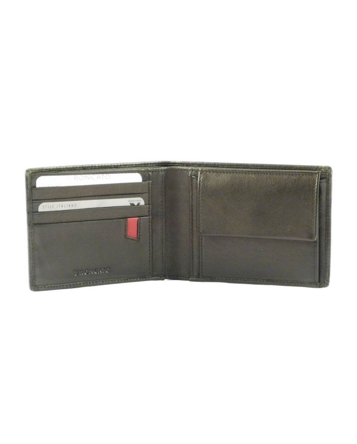PORTAFOGLIO RONCATO UOMO ORIZZONTALE C/P.MONETE PASCAL NERO 12,5X9,6X1,5CM 4190101 