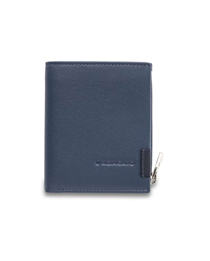 PORTAFOGLIO RONCATO UOMO PIATTO CON CERNIERA MONACO DENIM 41084458