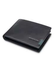 PORTAFOGLIO RONCATO ORIZZONTALE PORTA MONETE E POATTA MONACO NERO 41084001