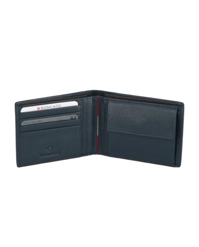 PORTAFOGLIO RONCATO ORIZZONTALE CON PORTA MONETE BOSTON NAVY 41263123