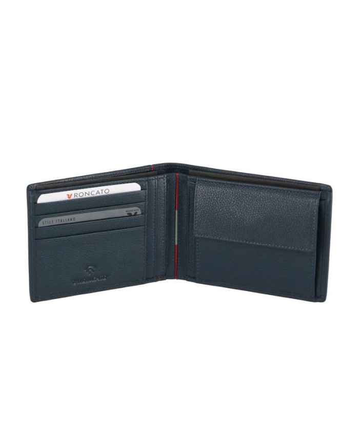 PORTAFOGLIO RONCATO ORIZZONTALE CON PORTA MONETE BOSTON NAVY 41263123