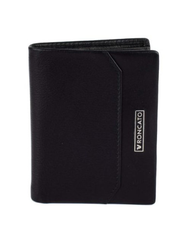 PORTAFOGLIO RONCATO UOMO PICCOLO MANCHESTER NERO 8X10X1,3CM 41006401