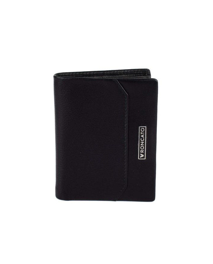PORTAFOGLIO RONCATO UOMO PICCOLO MANCHESTER NERO 8X10X1,3CM 41006401