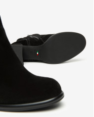 TRONCHETTO  NEROGIARDINI DONNA AROLD VELO NERO T.ALCANTARA NERO TPU ROMANA PLATO' TACCO 6CM I514311D/100