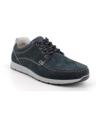 SNEAKERS ENVAL SOFT UOMO NABUK GUM BLU 1226200     