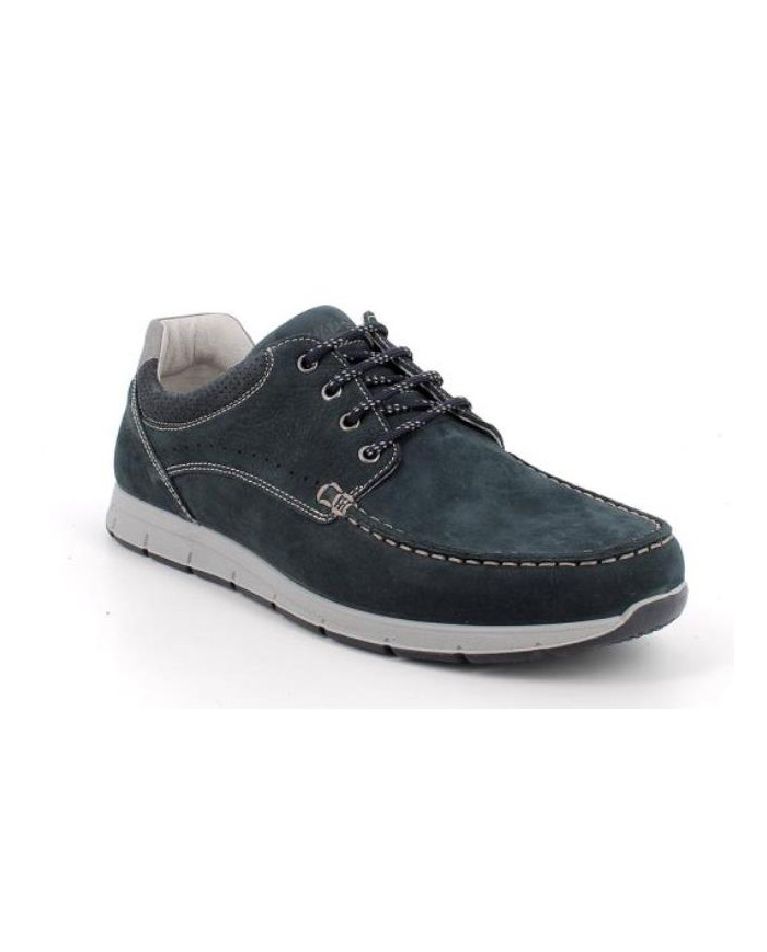 SNEAKERS ENVAL SOFT UOMO NABUK GUM BLU 1226200     