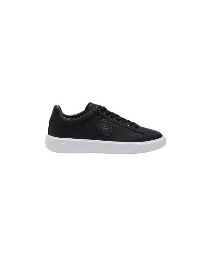 SNEAKERS BLAUER UOMO BUCK/LEA  S5BUCK01/LEA/BUCK01-BLACK/WHITE
