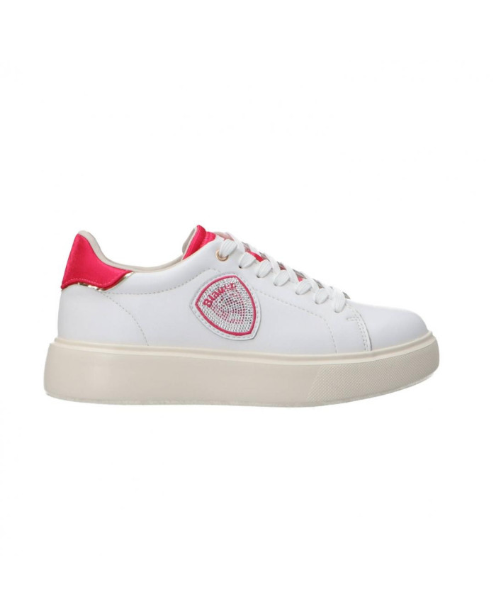SNEAKERS BLAUER DONNA S5VENUS01/SAT/VENUS01-WHITE/NUDE