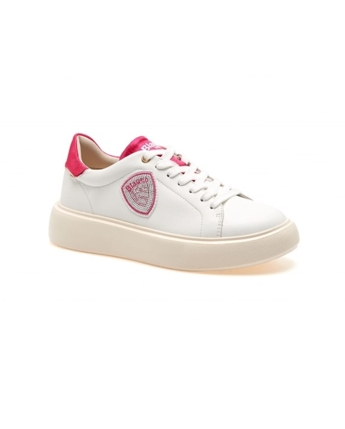 SNEAKERS BLAUER DONNA S5VENUS01/SAT/VENUS01-WHITE/NUDE