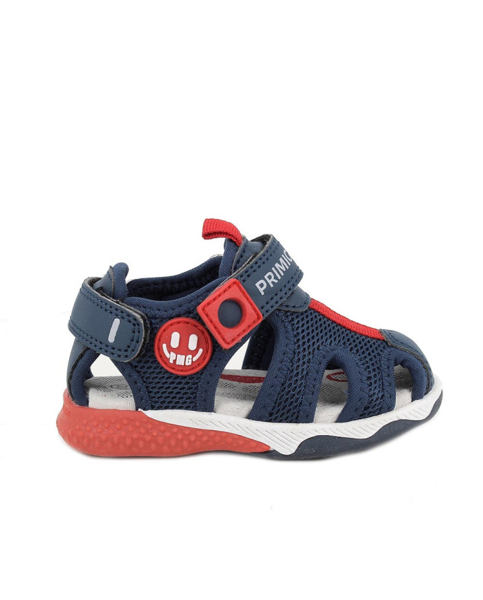 SANDALO PRIMIGI PRIMI PASSI BAMBINO T.RETE/NAPPA PU NAVY 1456155          