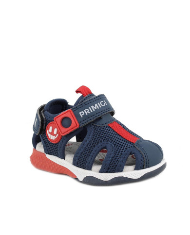 SANDALO PRIMIGI PRIMI PASSI BAMBINO T.RETE/NAPPA PU NAVY 1456155          