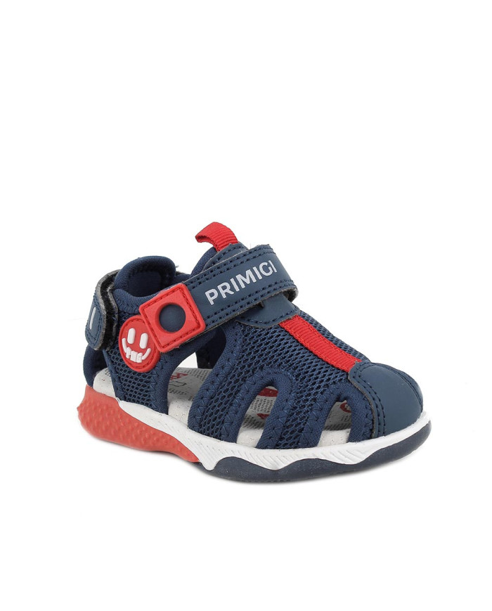 SANDALO PRIMIGI PRIMI PASSI BAMBINO T.RETE/NAPPA PU NAVY 1456155          