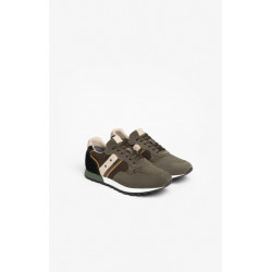 SNEAKERS NEROGIARDINI UOMO CAMOSCIO COLORADO BOSCO TOMAIA DALLAS OLIVA SAUVAGE IVORY I202520U/503