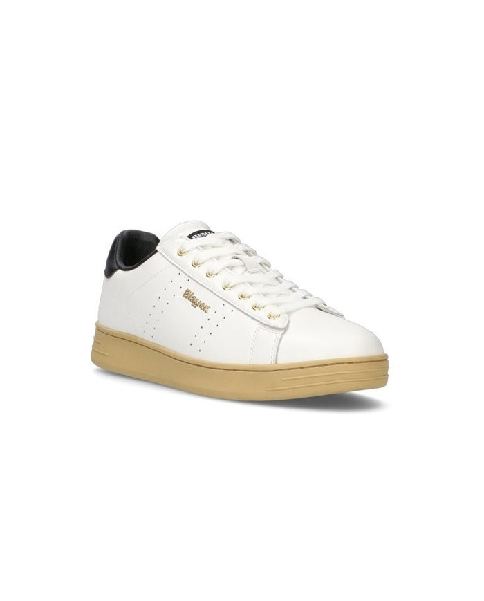 SNEAKERS BLAUER UOMO GRANT01 F5GRANT01/LEA/WHITE/BLACK