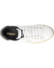 SNEAKERS BLAUER UOMO GRANT01 F5GRANT01/LEA/WHITE/BLACK