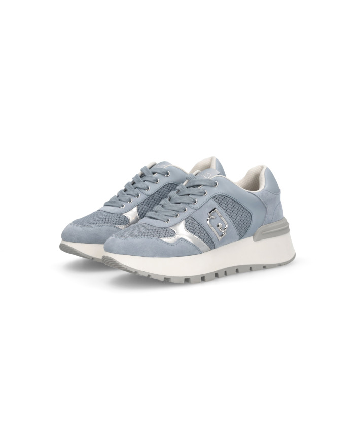 SNEAKERS LIU JO DONNA AMAZING 43 BIS - SNEAKER COW SUEDE/MESH AIR BA6031PX027S3954
