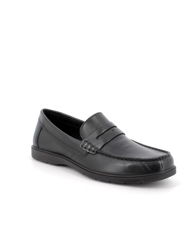 MOCASSINO IGI&CO UOMO VITELLO ALFA    NERO 7612000