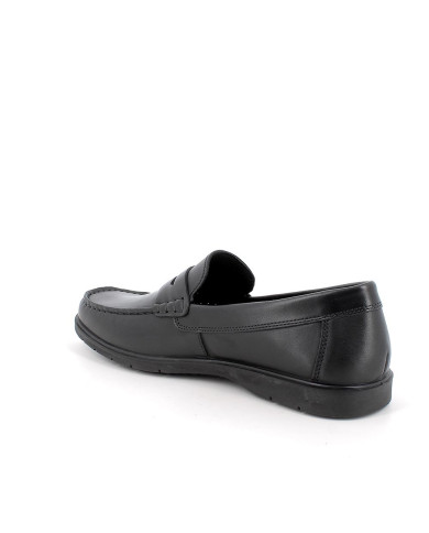 MOCASSINO IGI&CO UOMO VITELLO ALFA    NERO 7612000