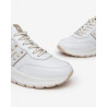 SNEAKERS NEROGIARDINI DONNA PELLE TESSUTO BIANCO E409853D/707