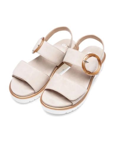 Sandalo con Zeppa Ara Shoes Bilbao-S Donna Beige