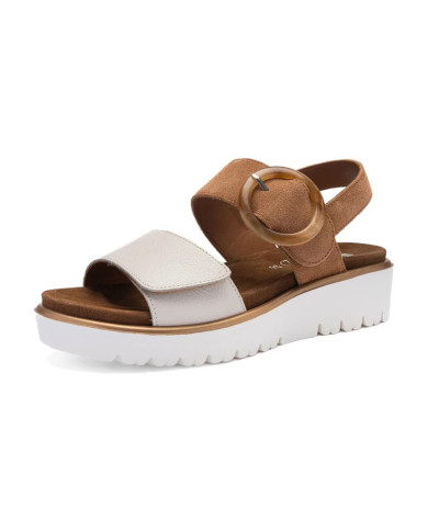 Sandalo Zeppa ARA Shoes Bilbao-S Donna Bianco