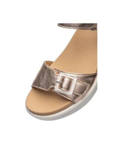Sandali Ara Shoes Gaucho Metallizzato Donna Beige