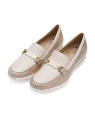 ARA Shoes Zürich 2.0 Mocassino Shell Cream Donna Bianco