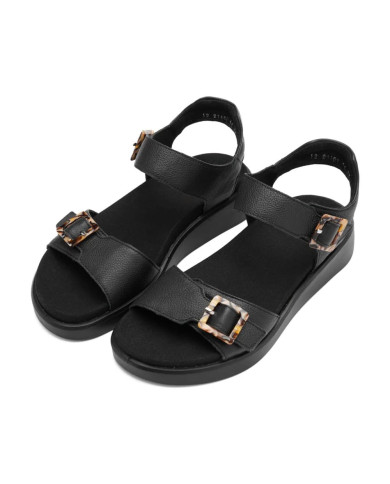 Sandalo ARA Shoes donna in pelle Nero