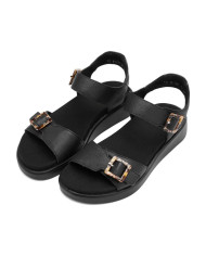 Sandalo ARA Shoes donna in pelle Nero
