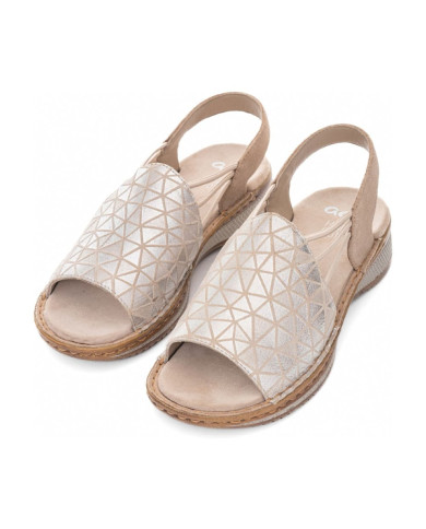 Sandalo ARA Shoes donna suede Beige
