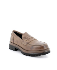 MOCASSINI CON TACCO IGI&CO DONNA IN PELLE TAUPE 4679411