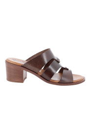CIABATTA CON TACCO IGI&CO DONNA PELLE SINTETICA MARRONE SCURO TACCO 5,7CM 5689100