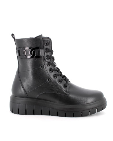 ANFIBIO IGI&CO DONNA NAPPA SOFT NERO ZEPPA 4,4CM 8653100