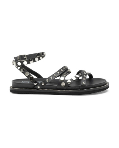 SANDALI CULT DONNA ROSHELLE 3886 SANDAL W LEATHER BLACK/SILVER STUDS CLW388604
