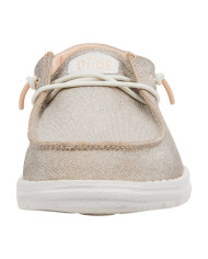 Hey Dude Wendy Metallic Mocassino Donna Beige