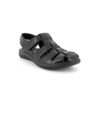 SANDALO ENVAL SOFT UOMO  NAPPA SOFT  NERO 1242300