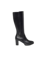 STIVALI NEROGIARDINI DONNA IN PELLE GUANTO NERO PU.LESINA TACCO 7CM I411720D/100