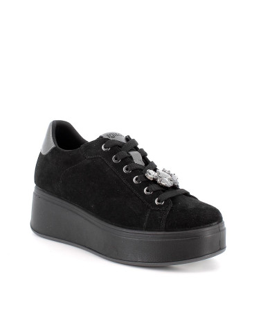 SNEAKERS CON ZEPPA IGI&CO DONNA SCAM.SUPER10/12 NERO 8671255