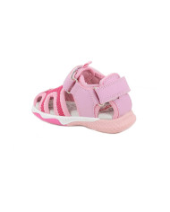 SANDALO PRIMIGI PRIMI PASSI BAMBINA T.RETE/NAPPA PU FUXIA/ROSA 1456100    