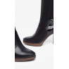 STIVALI CON TACCO NEROGIARDINI DONNA IN PELLE NERO TACCO 9,5 CM  I308920D/100