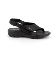 SANDALO CON ZEPPA ENVAL SOFT DONNA  SCAMOS.NINFEA NERO 1280900