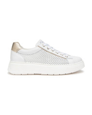 SNEAKERS NEROGIARDINI DONNA SKIPPER BIANCO SKIPPER BIANCO ETOILE MIELE T.BRILL PLATINO E615274D/707
